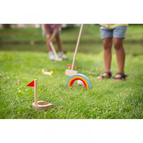 Set de joaca Golf din lemn pentru copii,5-8 ani [1]