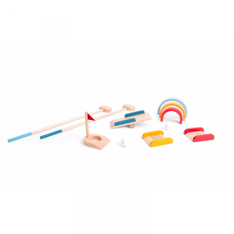 Set de joaca Golf din lemn pentru copii,5-8 ani [4]