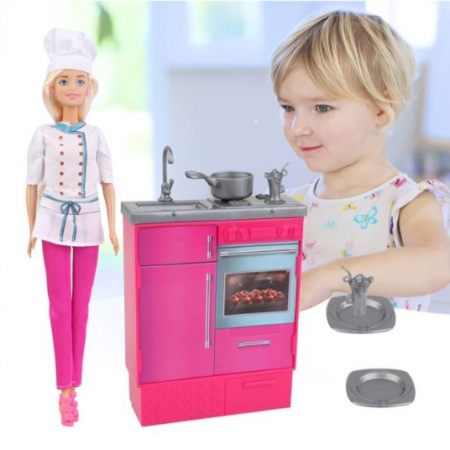 Set de joaca Papusa Betty bucatareasa cu accesorii incluse [1]