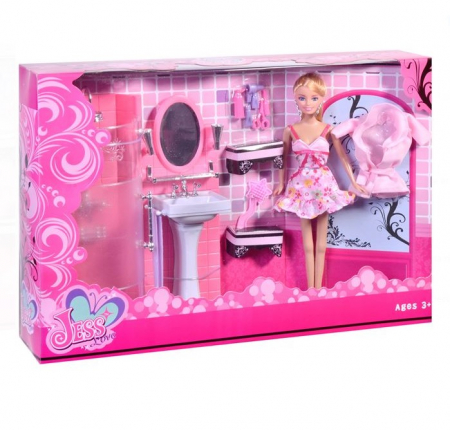 Papusi & accesorii - Set de joaca Papusa Jessie cu accesorii incluse