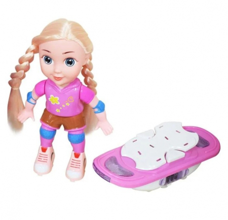 Papusi & accesorii - Set de joaca Papusa Plimbareata cu Hoverboard