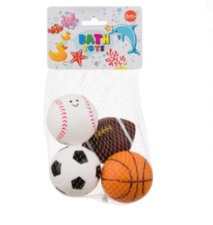 Set de joaca pentru baie Mingiute -4 piese [1]