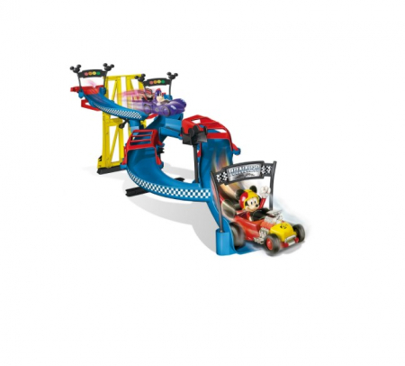 Masinute si vehicule cu telecomanda - Set de joaca - Pista de curse Mickey Roadster Racers