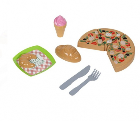 Jocuri si articole copii - Set Joacă Pizza cu Tavă