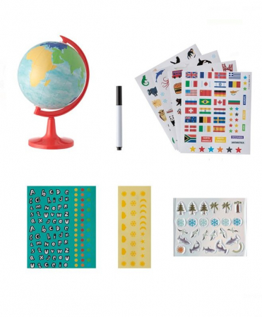 Jocuri si articole copii - Set de joaca Primul meu glob pamantesc cu accesorii incluse