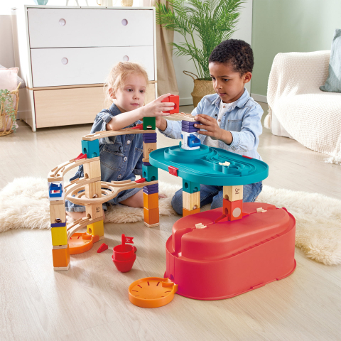 Produse Quadrilla - Set de joaca Quadrilla circuit cu bile - Set cu galeti, +4 ani