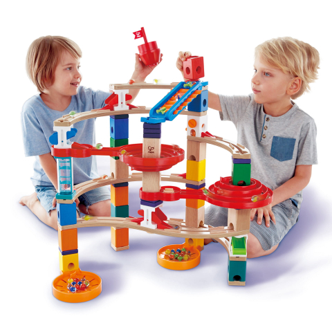 Produse Quadrilla - Set de joaca Quadrilla - circuit cu bile - Super spirala (129 piese),+4 ani