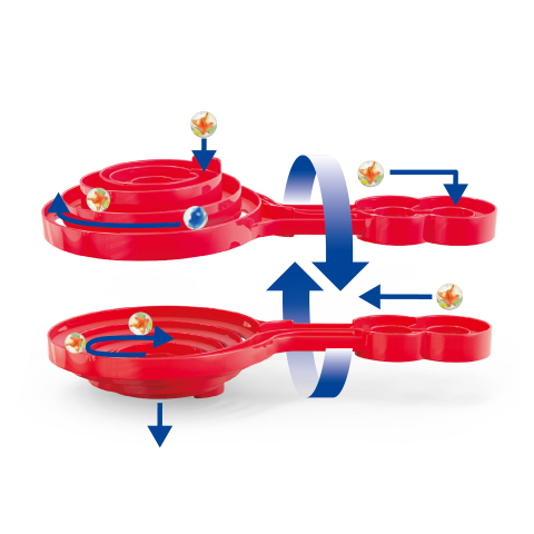 Set de joaca Quadrilla - circuit cu bile - Super spirala (129 piese),+4 ani [4]