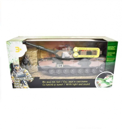 Set de joaca Tanc militar si figurina cu sunet si lumini [1]