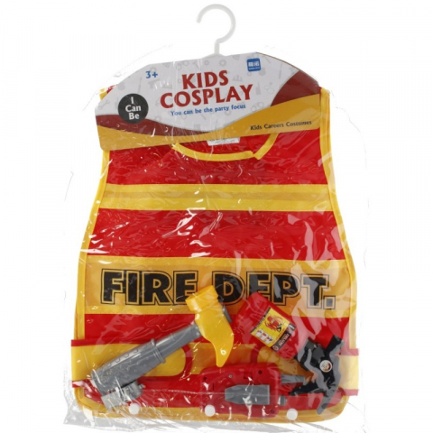 Costume copii - Set de joaca Vesta de pompier cu accesorii incluse,3-6 ani