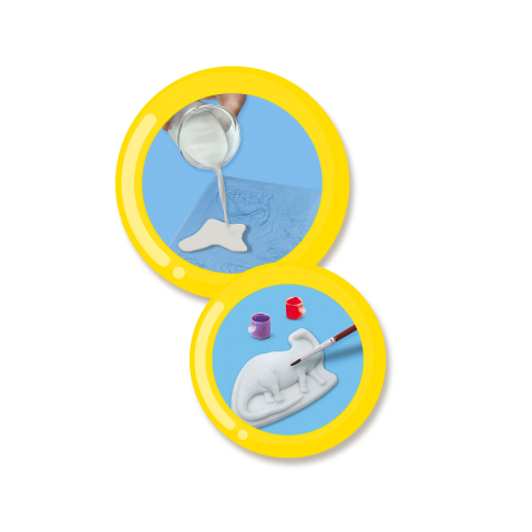 Set de lucru manual pentru copii cu dinozauri fosforescenti [4]