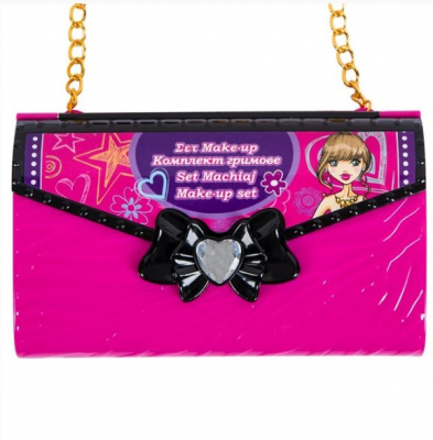 Set de machiaj în formă de geantă pentru fetițe cu accesorii [1]