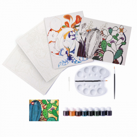 Set desen as art acuarela flori [1]
