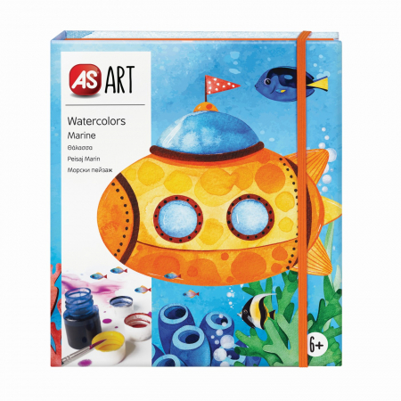 Jocuri si Jucarii Educative - Set Desen As Art Acuarelă Peisaj Marin 