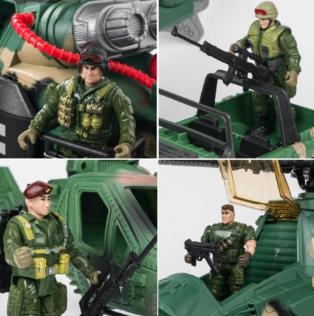 Set interactiv cu Elicopter militar  si accesorii incluse [1]