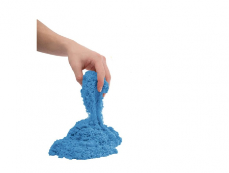 Set joc creatie nisip kinetic albastru cu 8 forme de construit [3]