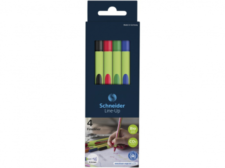 Linere colorate - Set Liner Schneider Line-Up 4 culori