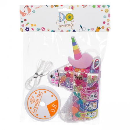 Set margele cu accesorii si cutie depozitare in forma de unicorn [2]