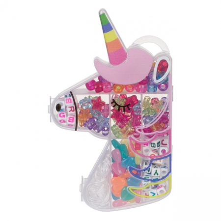 Set margele cu accesorii si cutie depozitare in forma de unicorn [1]