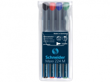 Markere permanente - Set Marker universal OHP Schneider Maxx 224 M