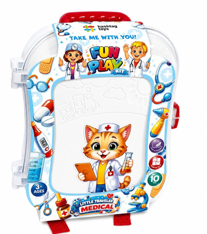 Jocuri si articole copii - SET MICUL CALATOR RUCSAC MEDICAL