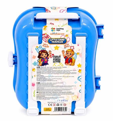 SET MICUL CALATOR RUCSAC PENTRU NISIP ALBASTRU [9]