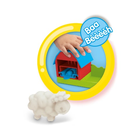 Set modelaj Ferma de jucarie cu sunete, forme de animale si plastilina [4]