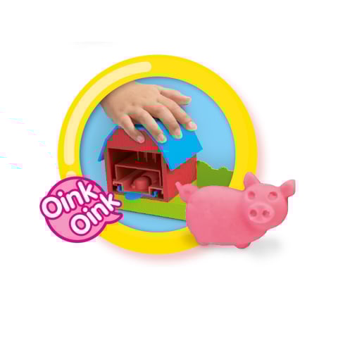Set modelaj Ferma de jucarie cu sunete, forme de animale si plastilina [3]