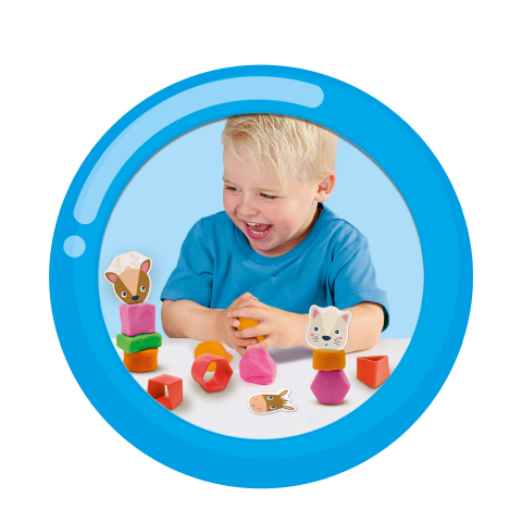 Set modelaj-Plastilina fara gluten Animale  cu accesorii incluse,1-4 ani [3]