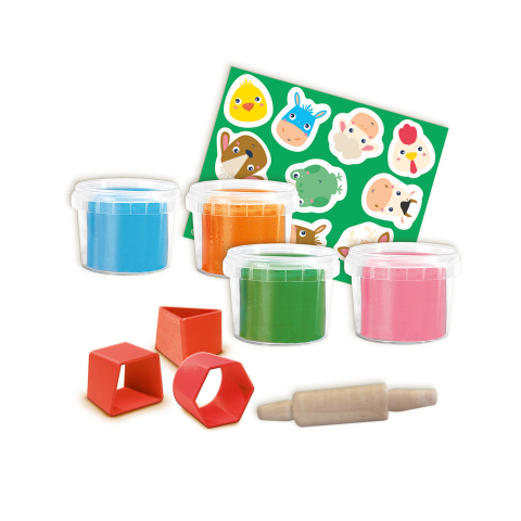 Set modelaj-Plastilina fara gluten Animale  cu accesorii incluse,1-4 ani [1]