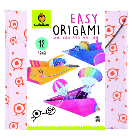 Produse art & craft-Lucru manual - Set Origami Începători – Avioane, Ludattica, 4–5 ani+