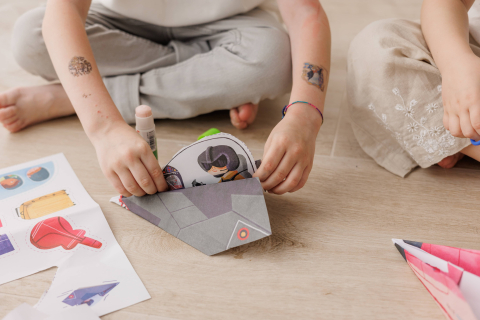 Set Origami Începători – Avioane, Ludattica, 4–5 ani+ [3]