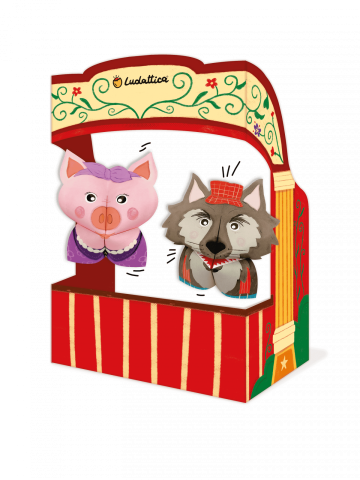 Set Origami Teatru de Păpuși – Cei 3 Purceluși, Ludattica, +5 ani [2]