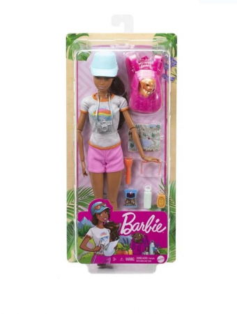 Set Papusa Barbie cu catel si accesorii incluse-Excursie de o zi [1]
