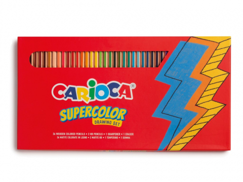 Set pentru desenat Carioca SuperColor cu 40 de piese [1]