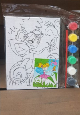 Acuarele, Tempera si Pensule - Set pictura panza