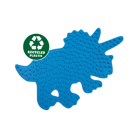 Produse art & craft-Lucru manual - Placa pentru margelele de calcat Green Beedz - Triceraptos