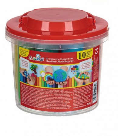Produse art & craft-Lucru manual - Set plastilina-10 culori