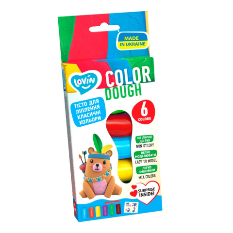 Produse art & craft-Lucru manual - Set plastilina Lovin 6pcs*15gr - Color