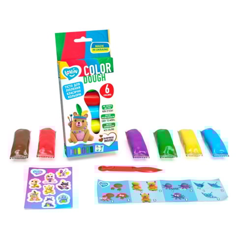 Set plastilina Lovin 6pcs*15gr - Color [1]