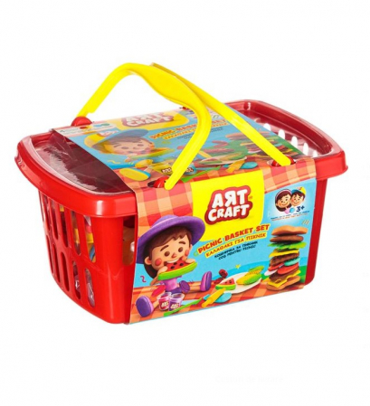 Plastilina - Set plastilina si accesorii-Cosul cu picnic