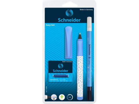 Rollere - Set Roller Schneider Easy Corry,pic si 6 rezerve cerneala,albastru