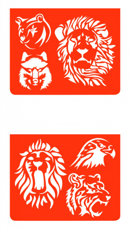 Produse art & craft-Lucru manual - Set sabloane Djeco