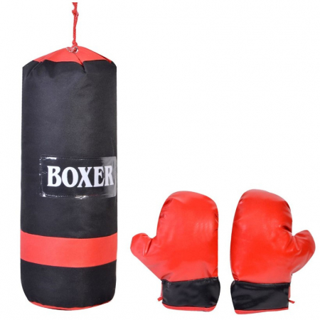 Jocuri in aer liber - Set sac + manusi de box