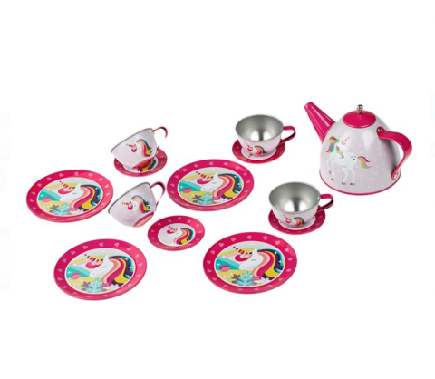 Jocuri de Rol - Set Ceai Metalic Roz