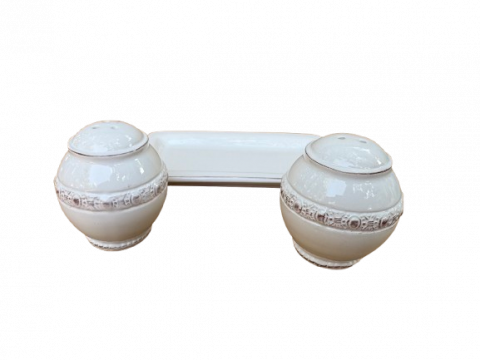 Set solnita piper si sare cu suport,ceramica, 8 cm-2 piese [2]