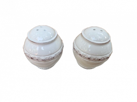 Set solnita piper si sare cu suport,ceramica, 8 cm-2 piese [1]
