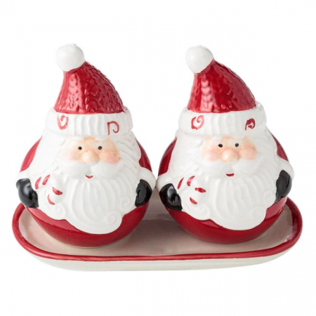 Set solnita sare si piper design Mos Craciun [1]