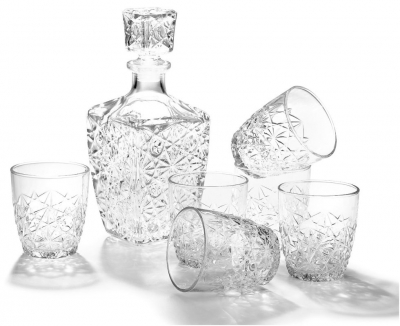 Set sticla Wiskey 800 ml + 6 pahare 260 ml AMA [1]