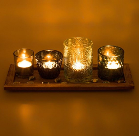Set suport lumanari decorativ [2]